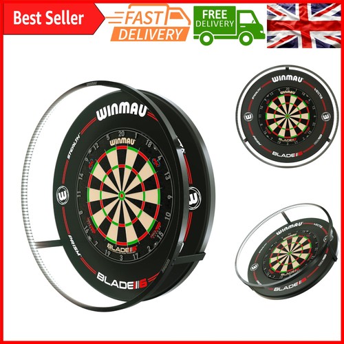Black plasma dartboard light - black,