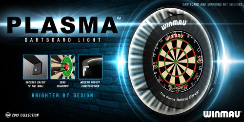 Winmau plasma led dartboard - winmau,