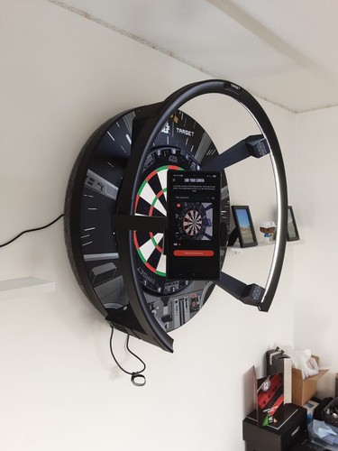 Dartboard phone mount - dartboard, for