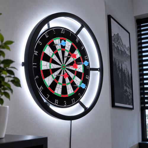 Led dartboard light - dartboard, dart