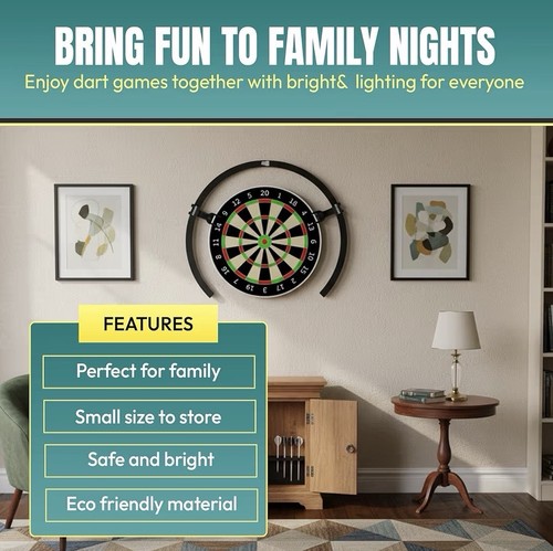Dartboard light surround - surround, led